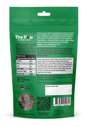 The Paw Grocer Christmas Duck Cat 50g