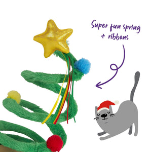 Kazoo Kitty Christmas Bouncy Spring Tree