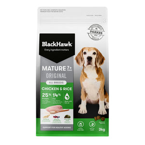 Black Hawk Original Mature Dog 7+ Chicken & Rice