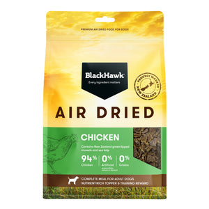 Black Hawk Air Dried Dog Food Chicken