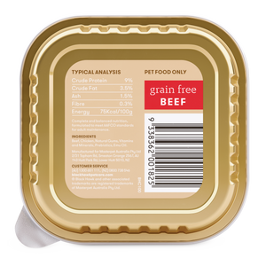 Black Hawk Grain Free Wet Dog Food Beef 100g