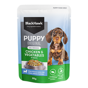 Black Hawk Puppy Chicken & Vegetables in Broth