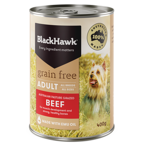 Black Hawk Grain Free Wet Dog Food Beef 400g