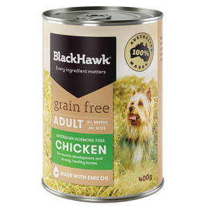 Black Hawk Grain Free Wet Dog Food Chicken 400g