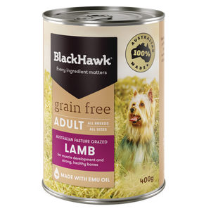 Black Hawk Grain Free Wet Dog Food Lamb 400g