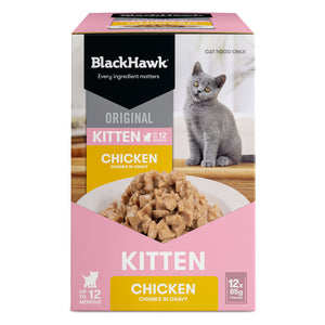 Black Hawk Kitten Chicken gravy 85gx12