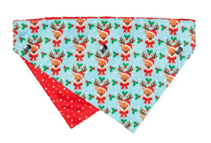FuzzYard Christmas Bandana - Blitzen Blizzard
