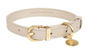 FuzzYard Life Atelier Dog Collar - Sandstone