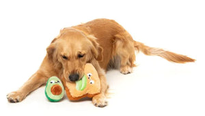 FuzzYard Avocado & Toast 2pk - Dog Toy