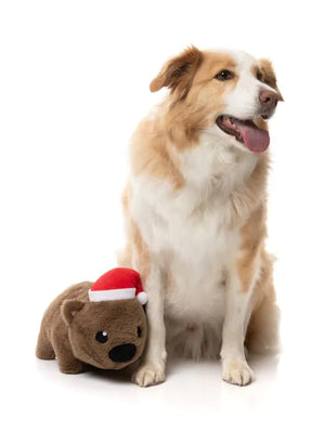 FuzzYard Christmas Dog Toy - Wallace Wombat