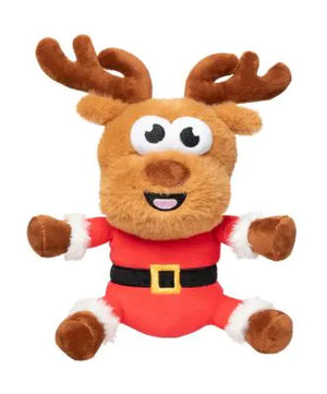 FuzzYard Christmas Dog Toy - Reggie Claus Reindeer