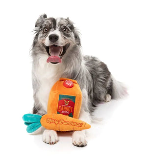 FuzzYard Christmas Dog Toy - Reindeer Carrot Juice & Carrot