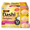 Inaba Dashi Delights Chicken Variety 12x70g Pack