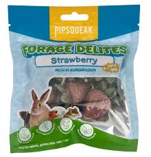 Pipsqueak Forage Delights Strawberries 6 Pack