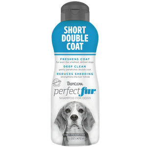 Tropiclean Perfect Fur Short Double Coat Shampoo 473ml - RSPCA VIC