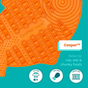 LickiMat Cat Classic Casper Slow Down Feeder/Mat - RSPCA VIC