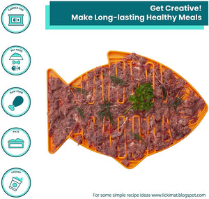 LickiMat Cat Classic Casper Slow Down Feeder/Mat - RSPCA VIC