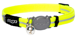 Rogz AlleyCat Safeloc Collar Dayglo - RSPCA VIC