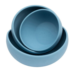 Fuzzyard Life Silicone Dog Bowl French Blue - RSPCA VIC