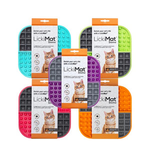 LickiMat Slomo Wet & Dry Double Slow Feeder for Cats - RSPCA VIC