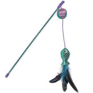 Kazoo Ripple Fish Wand Cat Toy - RSPCA VIC