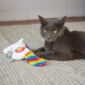 Kazoo Crinkle Unicorn Cat Toy - RSPCA VIC