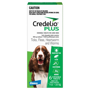 Credelio Plus Large 11-22kg Green - RSPCA VIC