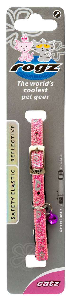 Rogz SparkleCat Collar Pink - RSPCA VIC