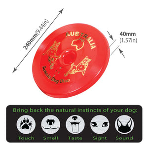 aussie dog disc red - rspca vic