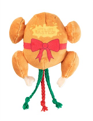 FuzzYard Christmas Cat Toy - Let's Get Basted Roast