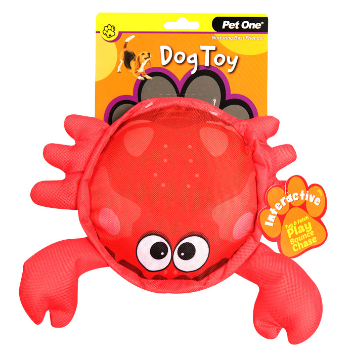 Pet One Crab Dog Toy