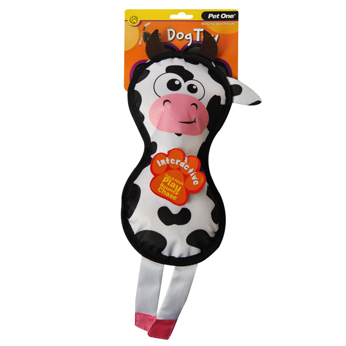 Pet One Cow Dog Toy