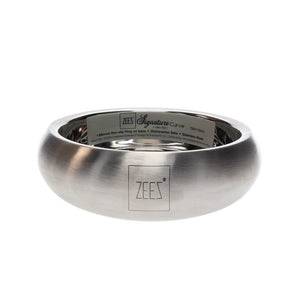 Zeez Signature Collection Stainless Steel Curved Pet Bowl