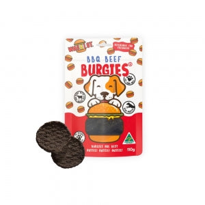 Wagalot Burgies BBQ Beef Treats 110g