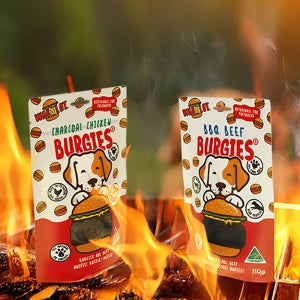 Wagalot Burgies BBQ Beef Treats 110g