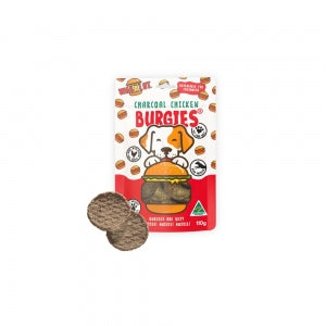 Wagalot Burgies Charcoal Chicken Treats 110g