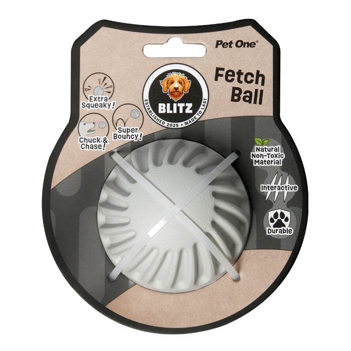 Blitz Rubber Fetch Ball