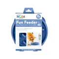 Outward Hound Fun Feeder Notch Blue