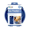 Outward Hound Fun Feeder Notch Blue