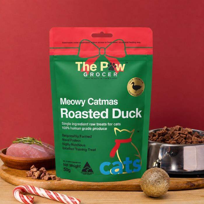 The Paw Grocer Christmas Duck Cat 50g