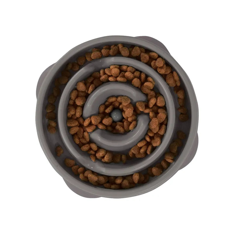 Outward Hound Fun Feeder Grey