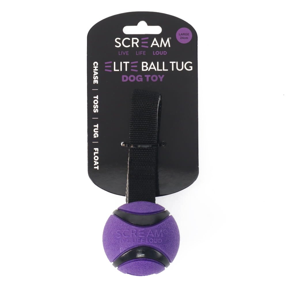 Scream Elite Ball Tug Loud Purple & Black - Large