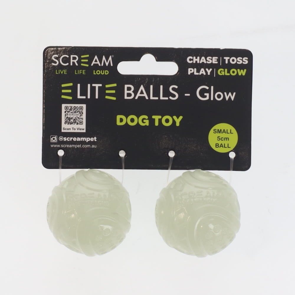 Scream Elite Ball Glow 2pk - Small