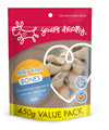 Yours Droolly Milky Veg Knot Bone w/Chicken Dog Treats 450g - RSPCA VIC