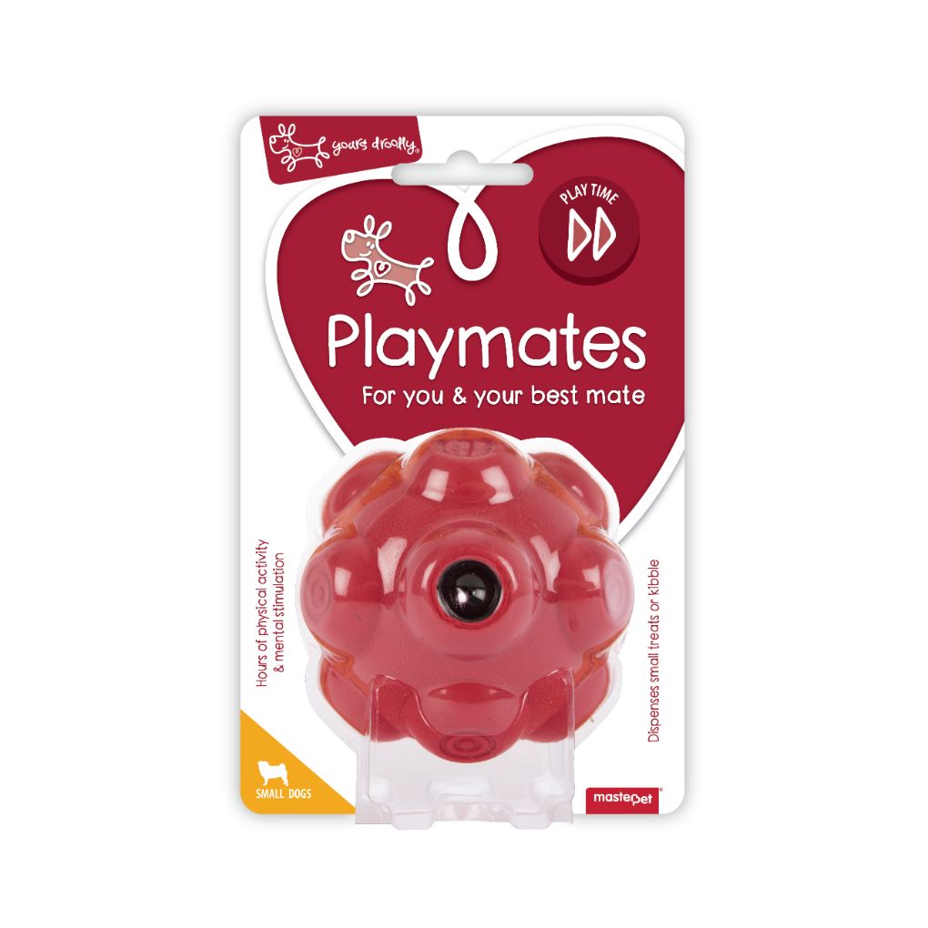 Yours Droolly Playmates Bouncy Treat Ball Dog Toy - RSPCA VIC