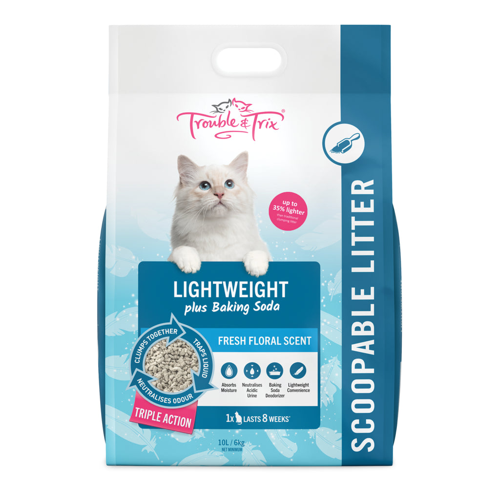 T&T Lightweight w/Baking Soda Cat Litter 10L - RSPCA VIC