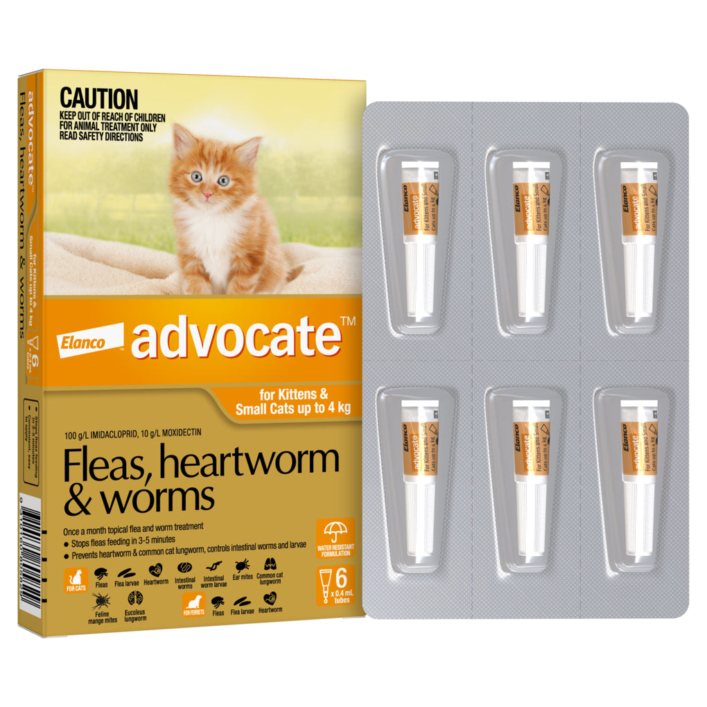 Advocate fleas heartworm and worms hot sale for dogs