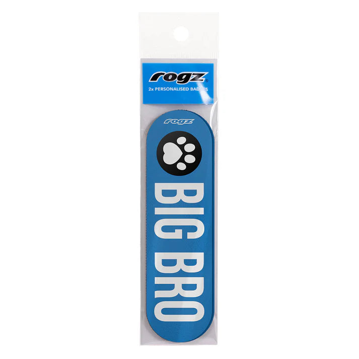 ROGZ LetzGo Personalised Harness - Pre Made Badge for L & XL Harness