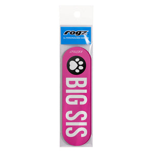ROGZ LetzGo Personalised Harness - Pre Made Badge for L & XL Harness