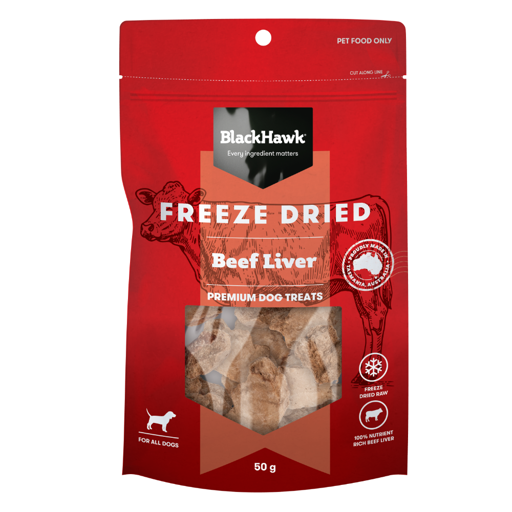 Black Hawk Freeze Dried Beef Liver 50g